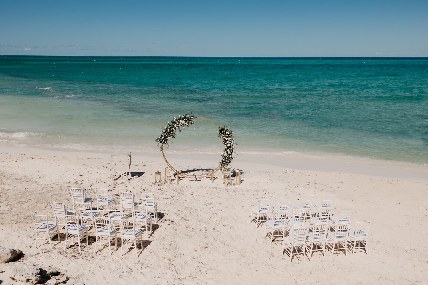 villa isla blanca wedding photos