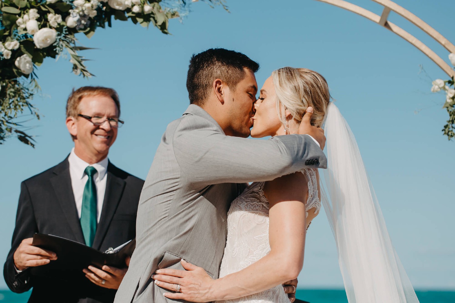 villa isla blanca wedding photos