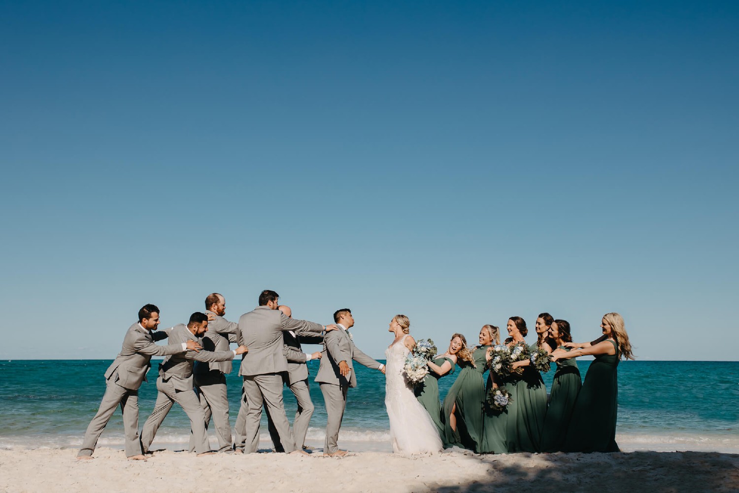 villa isla blanca wedding photos