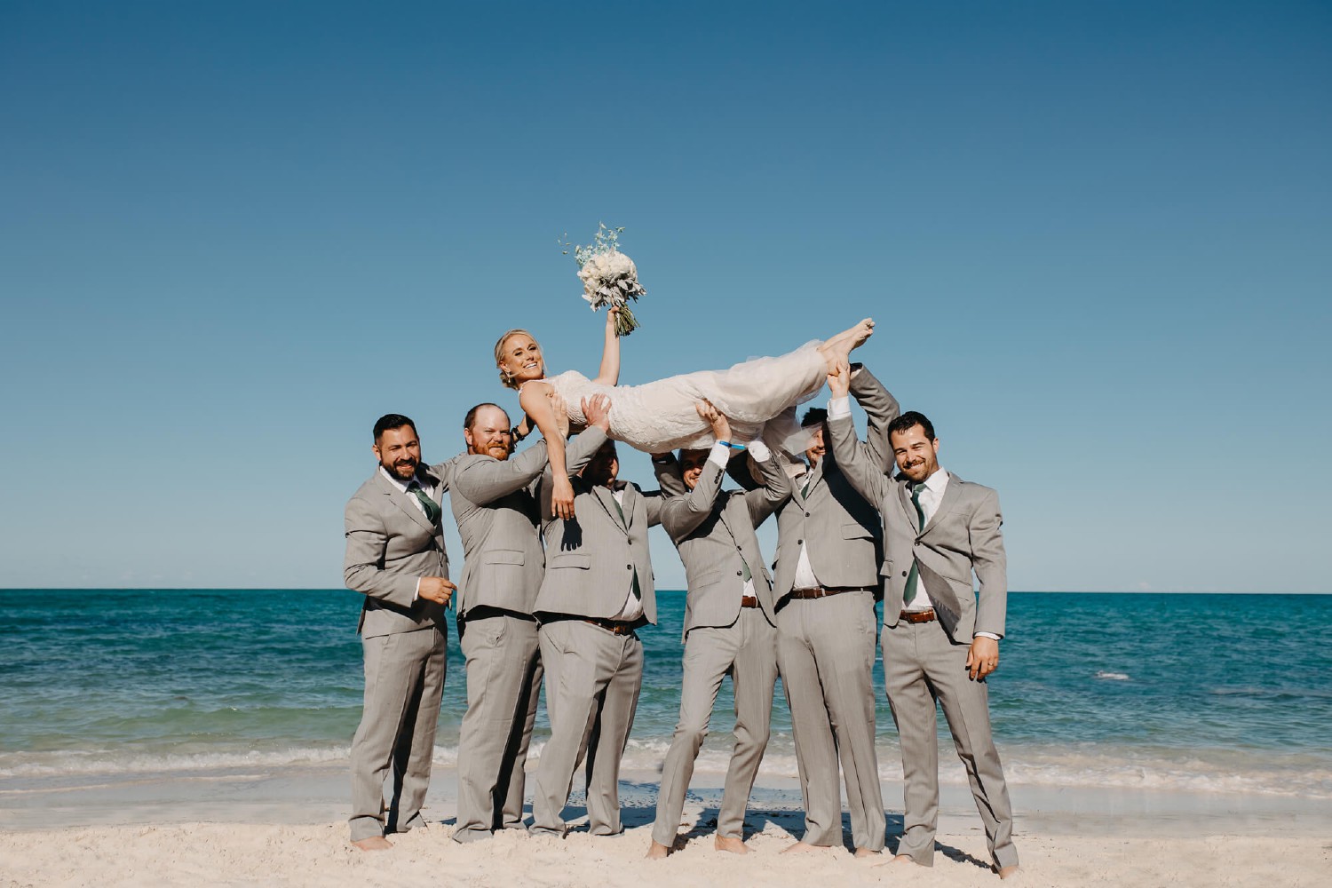 villa isla blanca wedding photos