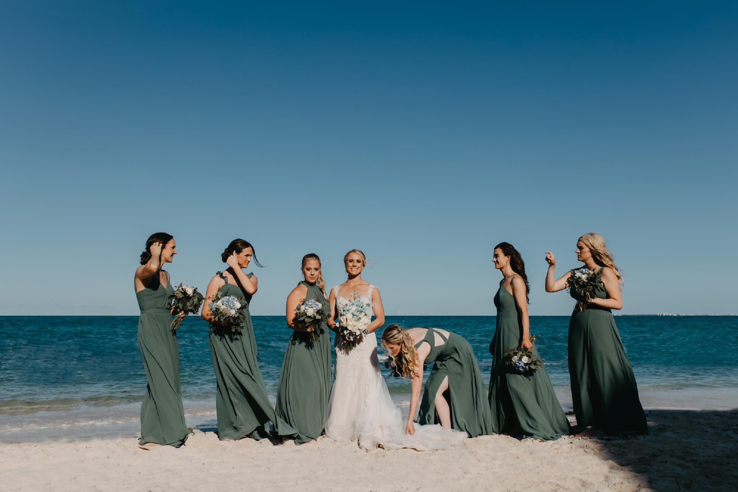 villa isla blanca wedding photos