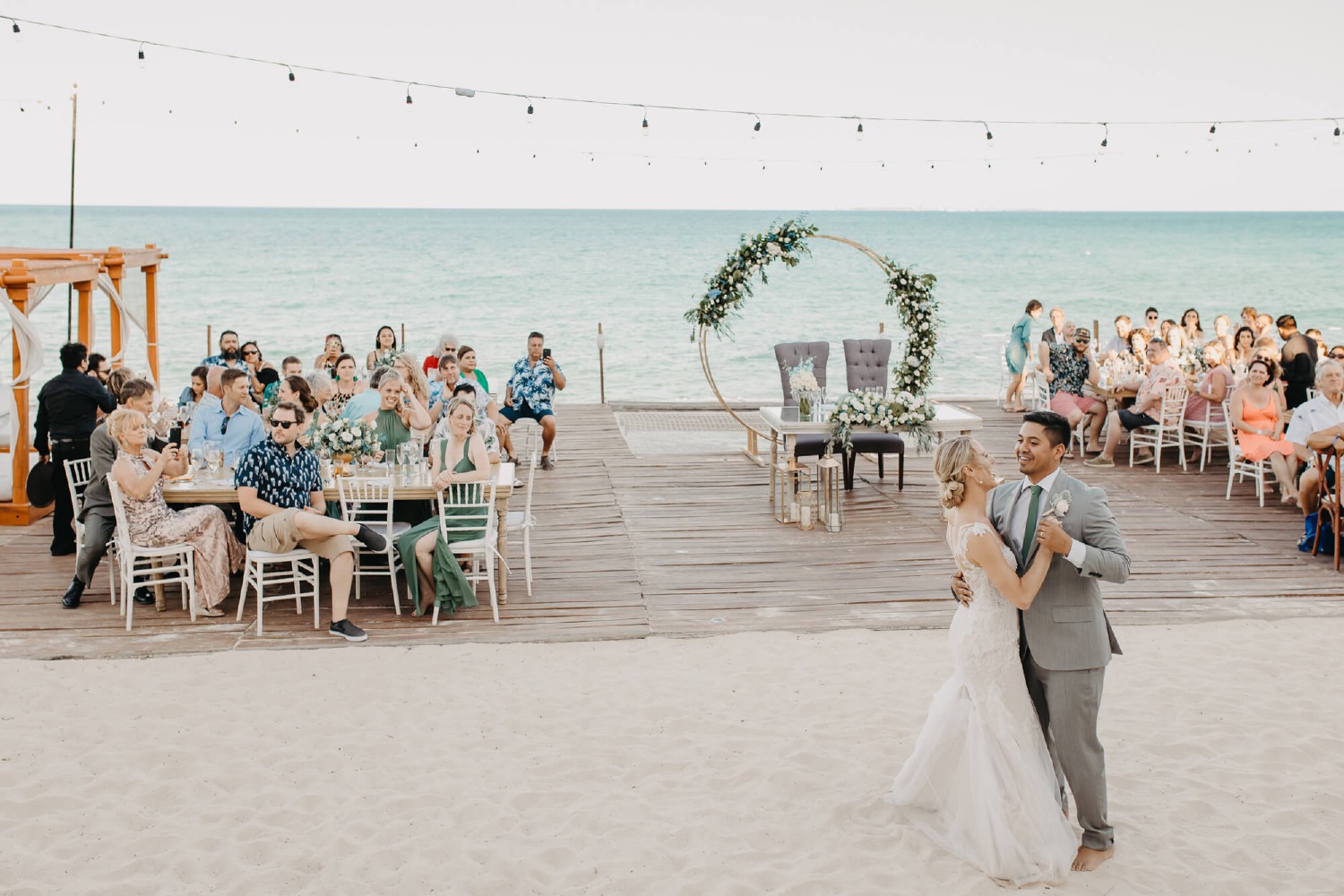 villa isla blanca wedding photos