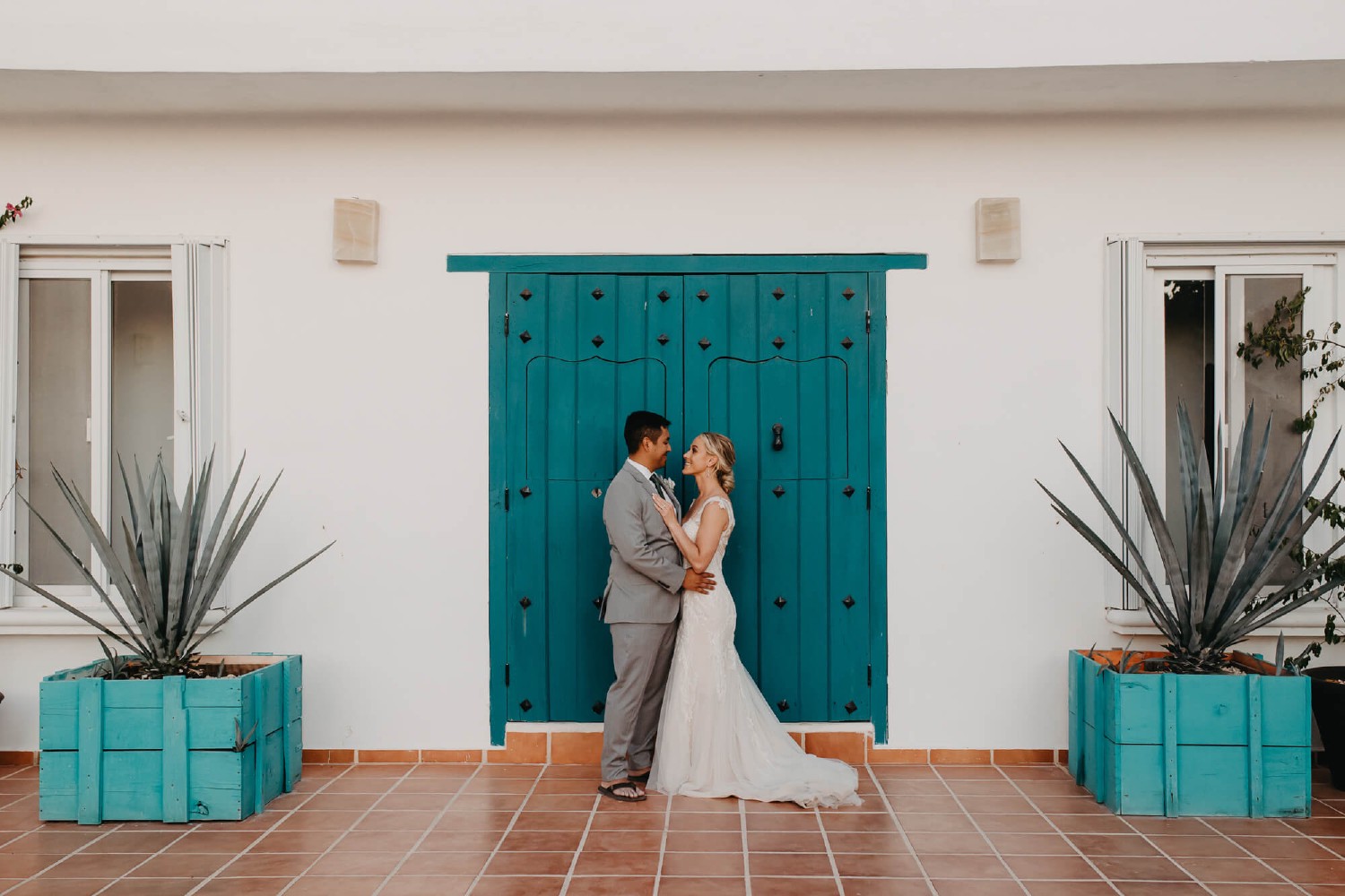 villa isla blanca wedding photos