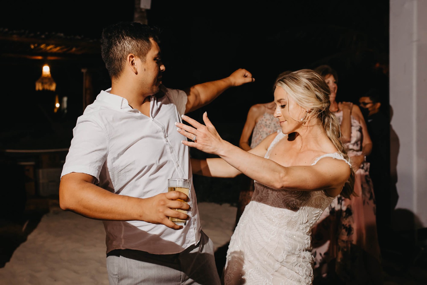 villa isla blanca wedding photos