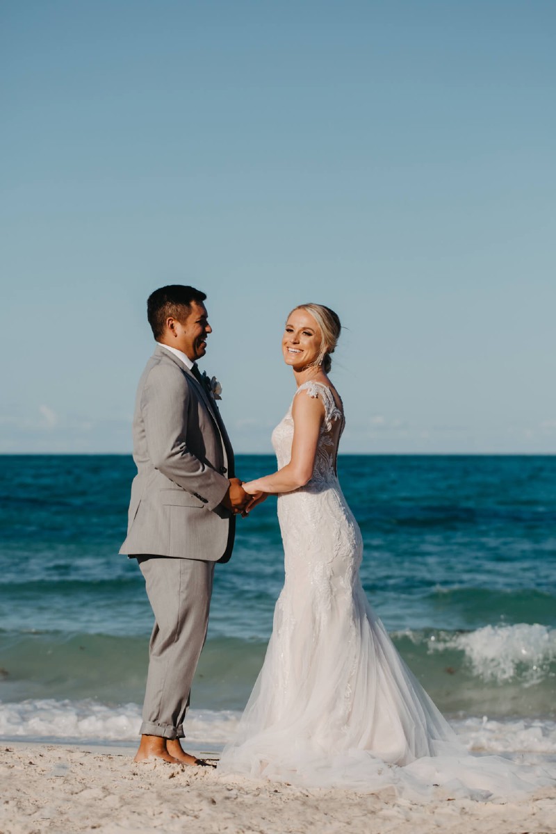 villa isla blanca wedding photos